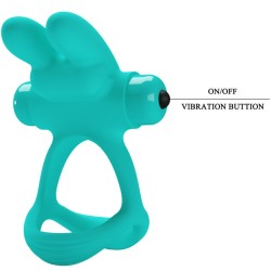 anneau vibrateur lapin vert dante