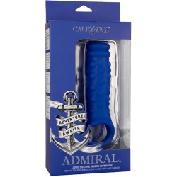 admiral couvercle de pénis en perles silicone liquide bleu