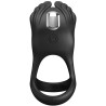 silas anneau pénis vibrant 7 vibrations silicone noir