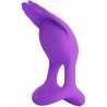 silas anneau pénis vibrant 7 vibrations silicone violet