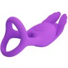 silas anneau pénis vibrant 7 vibrations silicone violet