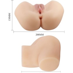 vibrateur vagin et anus réaliste hailey
