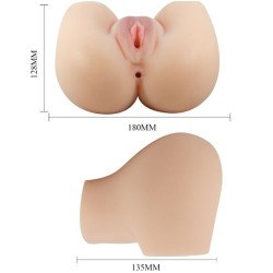 vibrateur réaliste pour vagin et anus mila