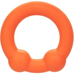 alpha bague double bille orange