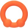 alpha bague double bille orange