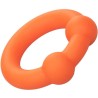 alpha bague double bille orange