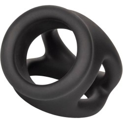 alpha bague dual cage noir