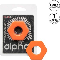 alpha bague prolong sexagon orange