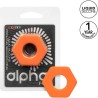 alpha bague prolong sexagon orange