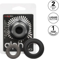 alpha prolong lot de 2 bague gris
