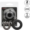 alpha prolong lot de 2 bague gris