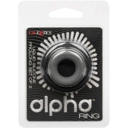 alpha prolong lot de 2 bague gris