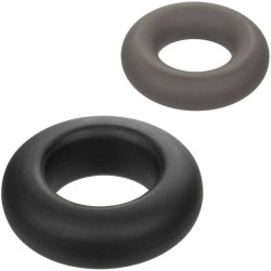 alpha prolong lot de 2 bague gris