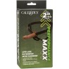 extension performance maxx réaliste avec harnais peau marron