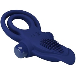 bronson bague double avec vibration bleu