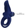 bronson bague double avec vibration bleu
