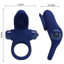 palle anneau vibrant bleu
