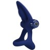 mat double anneau avec vibration & stimulateur bleu