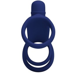 anneau vibrant elish avec extension bleu