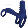 anneau vibrant elish avec extension bleu