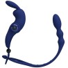 ayad anneau vibrateur lapin avec plug bleu