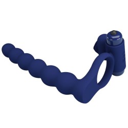 ajmal anneau vibrant avec plug bleu