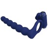 ajmal anneau vibrant avec plug bleu