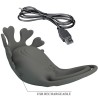 ruben double anneau vibrant avec stimulateur gris