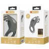 ruben double anneau vibrant avec stimulateur gris
