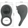 nimbus anneau vibrateur avec langue gris