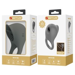 nimbus anneau vibrateur avec langue gris