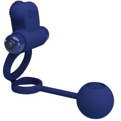 remington double anneau vibrant avec plug bleu