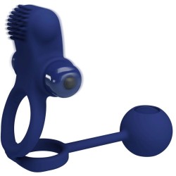 remington double anneau vibrant avec plug bleu