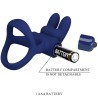 francisco double anneau vibrant lapin bleu