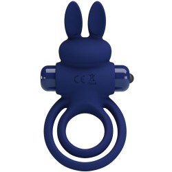 darey double anneau vibrant lapin bleu
