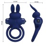 darey double anneau vibrant lapin bleu