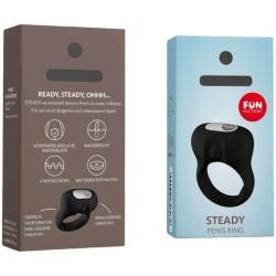 steady anneau pénien à vibration noir