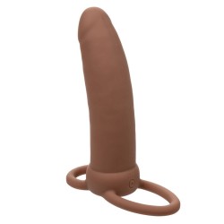 maxx thick double pénétrateur 10 vibrations marron