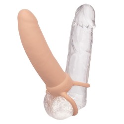 maxx thick double pénétrateur 10 vibrations chair